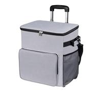 Sac isotherme avec roulettes | Chariot de transport avec poignée - 35 litres - Densité isolée - Sac de voyage pour extérieur, camping