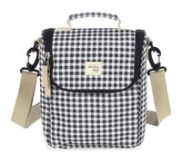 Walking Mum Sac isotherme biberons I Love Vichy – Grande capacité, poignée courte et sangle – Noir