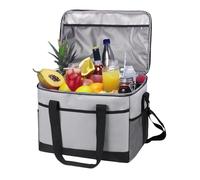 Sac isotherme d'extérieur pour nourriture - Bandoulière de 35 L incluse - Organisateur de rétention du chaud et du froid pour camping-car, voyages en voiture, chantier de construction, service de