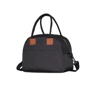 Sac Isotherme for Femme, Petit Sac à Lunch Portable avec Boucle, adapté au Travail/à l'école/au Pique-Nique/aux Voyages for Profiter d'une Vie Meilleure(Black,Semicircle)