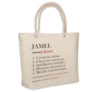 Sac Isotherme Jamel Définition | Glacière Souple Cadeau Anniversaire Homme Noël Fête des Pères Lunch Bag pour Travail Plage Pique-Nique