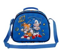 Sac isotherme Karactermania Sonic The Hedgehog Lets Roll 3D Bleu 25,5x10x20 cm