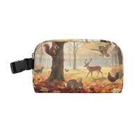 Sac isotherme léger avec boucle pour l'extérieur, la gym, l'automne, le safari, les cerfs, les écureuils, les lièvres, les bolso de comida para mujer