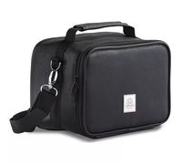 Umami Premium Sac Isotherme Repas Femme/Homme 4L en Cuir Végan, L'élégance et la fraîcheur au Quotidien avec Notre Lunch Box Isotherme, idéale pour Le Bureau, sur Le Pouce, Noir Profond
