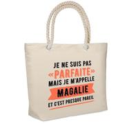Sac isotherme Marie-Madeleine Parfaite Cadeau humour femme Anniversaire Noël fête des Mères Mamie | Glacière Souple Idéal pique-nique lunchbag