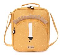 Trixie Sac à déjeuner isotherme avec bandoulière - Poche avant zippée - Porte-nom - Pour enfants à l'école, maternelle et crèche - Motif Mr Lion