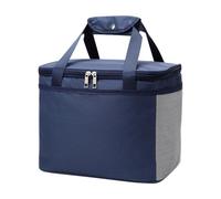 Sac isotherme pliable 12 l - Sac à glace portable pliable avec fermeture éclair - Sac de pique-nique - Sac à déjeuner - Sac de conservation au chaud - Sac isotherme pour le travail, l'école, le