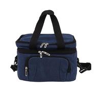 Sac isotherme pliable, glacière en tissu Oxford PEVA Fourre-tout glacière double étanche avec bandoulière réglable pour pique-nique de plage de voyage (10L)