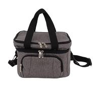 Sac isotherme pliable, glacière en tissu Oxford PEVA Fourre-tout glacière double étanche avec bandoulière réglable pour pique-nique de plage de voyage (25L)