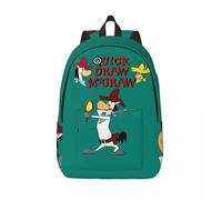 Sac isotherme portable pour ordinateur portable, pour le travail, compartiments multiples, Q-Quick Draw McGraw Show, pour hommes et femmes, sac d'université, cadeau Noir