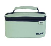 Petit sac isotherme porte-nourriture avec 1 récipient (1.5L) série 1918. vert MILAN (08805SNCGR)