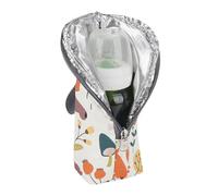 Sac isotherme pour biberon - 22 x 8 x 7 cm, support isolé, support portable en polyester, conteneur de stockage de biberon avec sangle réglable | Sac isotherme pour bouteilles pour voyage, garderie, p