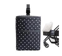 Sac isotherme pour biberon - Double sac fourre-tout isotherme avec poche de glace | Fermeture éclair, poignée à boucle, porte-biberon pliable pour garderie, peut contenir 2 bouteilles