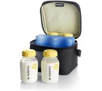 Sac isotherme pour biberons Medela - Noir - Compartiment et bloc réfrigérant