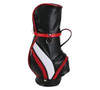 Sac isotherme pour bouteille de vin - Porte-vin isolé, étui de rangement portable en polyuréthane solide pour les fêtes sur la plage, le golfeur, les événements en plein air, noir/rouge, Voir