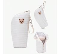 Sac isotherme pour bouteille, s'adapte à la bouteille de bébé, amovible pour la poussette, portatif, support isotherme pour biberon et gourde, isolation thermique rose,noir,BlancAnimal,Cartoon,Unicolo
