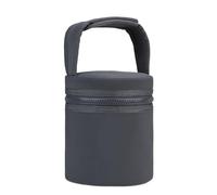 Sac isotherme pour lait maternel, avec sangle amovible, pratique et portable, 12,5 x 15,5 cm, noir/gris/beige, pour maman allaitante