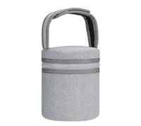 Sac isotherme pour lait maternel - Pochette de rangement pour biberons isothermes, tissu de plongée 12,5 x 15,5 cm | Porte-refroidisseur portable avec sangle amovible pour deux bouteilles de 8 oz