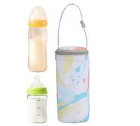 Sac isotherme pour lait maternel - Refroidisseur de biberon, sac d'allaitement | Tissu Oxford avec sandwich en coton et feuille d'aluminium, bandoulière réglable, 3,2 x 2,8 x 7,9 cm pour une