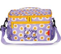 Sac Isotherme Pour Salle À Manger, Bureau, Travail, Sac Isotherme 7,7 Litres, Bandoulière Réglable, Thème Daisy, 28 X 17 X 15 Cm.[G299]