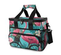 Sac isotherme pour vélo avec flamant rose - Grand sac isotherme pour pique-nique, plage, camping, voyage - Pour homme et femme