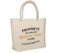 Sac isotherme Propriété de la Meilleure Maréchal-ferrant Cadeau collègue femme, retraite secret santa | Glacière Souple Idéal pique-nique lunchbag idée originale métier