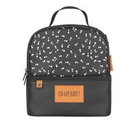 Sac isotherme repas 2 compartiments noir