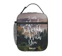 Sac Isotherme Repas Do Not Be Afraid, Jehovah Is With You Panier Repas Durable Lunch Box Étanchéité Boîte À Déjeuner Pour Bureau Étudian Pique-Nique