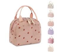 Sac Isotherme Repas Femme Enfant Glaciere Souple Petit Sac Lunch Bag Repas Pochette Lunch Box Isotherme Bebe Rentree Scolaire pour Travail Pique Nique Voyages Picnic Bureau Cadeau Femme
