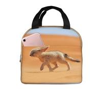 Sac Isotherme Repas Fennec Fox Desert Lunch Bag Étanchéité Lunch Box Réutilisable Sac Repas Pour Voyage Plage Homme Femme