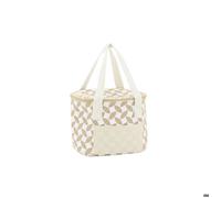 Sac isotherme repas lunch - AUBRY GASPARD - Jute naturel - Doublure isotherme - 2 anses - 20 x 15 x 15 cm
