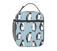 Sac Isotherme Repas Manchot Anti-fuite Lunch Bag Pliable Sacs à Lunch Isotherme pour Homme Voyage Bureau