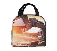 Sac Isotherme Repas Pelle chantier Sac à Déjeuner Portable Lunch Bag Cooler Box pour Femme Homme Enfant École Bureau