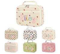 Sac Isotherme Repas Personnalisé Lunch Bag Isotherme Femme Portable Lunch Box Thermos Repas Sac à Main pour Bureau, Travail, Déjeuner et Étudiants Scolaires