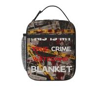 Sac Isotherme Repas True Crime True Crime Panier Repas Léger Lunch Box Réutilisable Boîte À Déjeuner Pour Plage Homme Femme Étudian