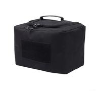 Sac isotherme résistant à l'eau avec doublure en aluminium épais et noyau en mousse à cellules fermées pour une performance de refroidissement prolongée (noir)