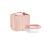 Sac Isotherme Rose Avec Boîte Hermétique Bio