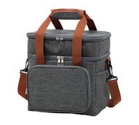 Sac Isotherme - Sac à Lunch Isotherme de Grande Capacité Sac de Rangement Alimentaire Étanche avec Bandoulière Réglable | Refroidisseur Portable pour École, Bureau, Piscine Extérieure, St