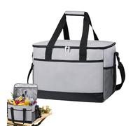 Sac isotherme | Sac isotherme pour camping extérieur, 35 l, avec bandoulière, organiseur pour garder au chaud et au frais, pour les voyages en voiture, le chantier, la restauration