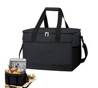 Sac isotherme | Sacs chauds et froids isothermes pour aliments - Bandoulière de 35 L incluse Organiseur de rétention du chaud et du froid pour camping-car, voyages en voiture, chantier de construction