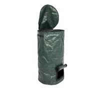 Sac Jardin Dechets Verts Sac de compostage pliable avec couvercle, collecteur déchets fermentation organique, sacs à ordures, bac composter(L)