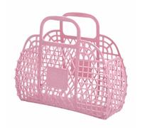 Sac Jelly Tote - Sac de plage transparent, Sac d'été portable | Sac à bandoulière transparent avec fonctions multiples, sac en gelée longue durée pour les femmes, San, cadeau pour, rose,