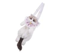 Sac jouet Kitty - Sac à dos pour chats en peluche, sac à dos pour poupées avec chats de simulation | sac à dos souple et vif en forme de chat avec poche zippée, sacs à bandoulière confortables pour