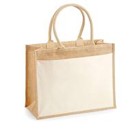 Sac jute avec pochette Super Guide | Cadeau Passionné Anniversaire Noël fêtes des mères Sac de shopping grande pochette