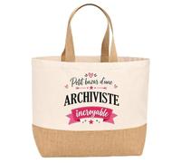 Sac jute Bazar Archiviste incroyable Cadeau Anniversaire idée cadeau femme