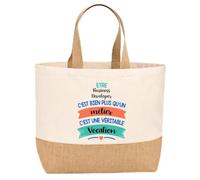 Sac jute Business Developer une vocation Cadeau Anniversaire cadeau femme