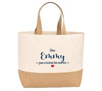 Sac jute Emmy pas comme les autres Cadeau Anniversaire cadeau personnalisé