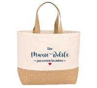 Sac jute Marie-Odile pas comme les autres Cadeau Anniversaire personnalisé