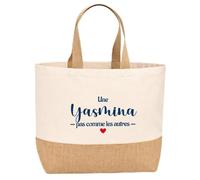 Sac jute Yasmina pas comme les autres Cadeau Anniversaire personnalisé