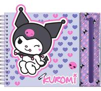 Sac Kuromi KIDS EUROSWAN + 6 crayons + livre KU00004